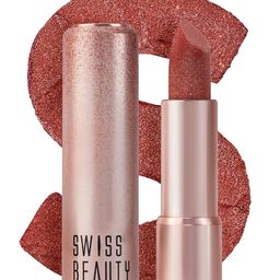 Swiss Beauty More Than Glitter Lipstick - Twinkle Copper - 3 g-image-80