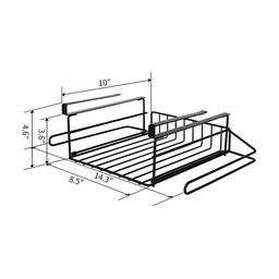 Go Hooked Black Set of 1 Regular Drawer Organiser Organisers image 5