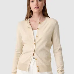 GAP Women Ribbed Pure Cotton Cardigan-image-39