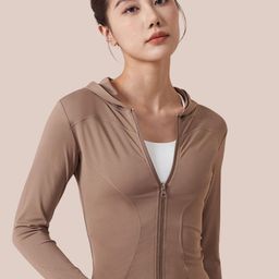 HRX by Hrithik Roshan Women Outdoor Rapid-Dry Hooded Tailored Crop Jacket-image-43
