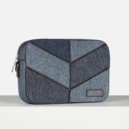Allen Solly Blue Color Block Free Size Sling Handbag image 2