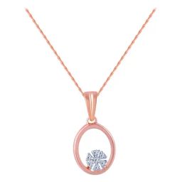 P.C. Chandra Jewellers 14 kt Gold & Diamond Pendant without Chain-image-72