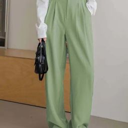 Kotty Green Plain Trousers-picture-4