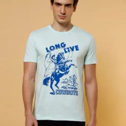 Wrangler Icy Morn Cotton Regular Fit Printed T-Shirt-image-25