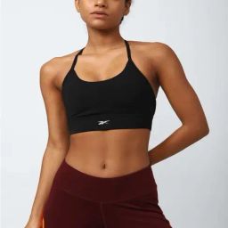 Reebok Black Plain Sports Bra-picture-41
