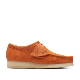 Clarks Men's Wallabee Orange Chukka Boots-image-60