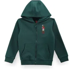 U.S. Polo Assn. Kids Green Solid Full Sleeves Sweatshirt-picture-32