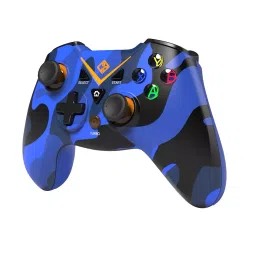 Cosmic Byte C3070W Nebula 2.4G Wireless Gamepad for PC/PS3 supports Windows XP/7/8/10 (Camo Blue) image 3