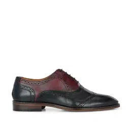 Alberto Torresi Men's Black Brogue Shoes-picture-46