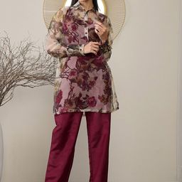 ADORNIA Top, Jacket & Trousers Co-Ord-image-4