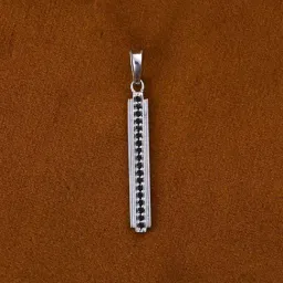 Clara 925 Silver Platinum Plated Swiss Zircon Pedro Pendant Without Chain-image-75
