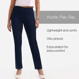 Blissclub Navy Blue Blended Regular Fit Trouser-picture-34