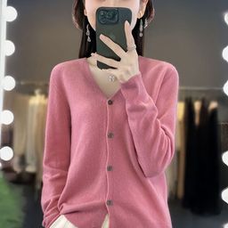 StyleCast Women Ribbed V-Neck Cardigan-image-65