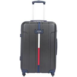 TOMMY HILFIGER Wyoming Black 4 Wheels Medium Hard Cabin Trolley Bag 66 cm-image-16