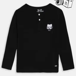 Blue Giraffe Kids Black Regular Fit T-Shirt-picture-13
