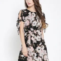 Sera Multicolor Floral Print Dress-image-25