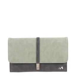 Metro Black Color Block Wallet for Women-image-73