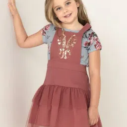 Cherry Crumble By Nitt Hyman Kids Pink EmbellishedDress-image-46