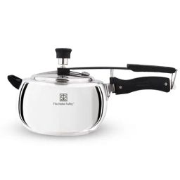 The Indus Valley Silver Stainless Steel Pressure Cooker (5L)-image-22