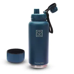 The Indus Valley Blue Stainless Steel Bottle (0.9L)-10