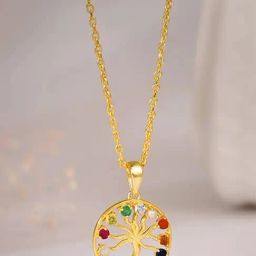 GIVA 925 Silver Golden Prosperity Idol Pendant with Chain-image-16