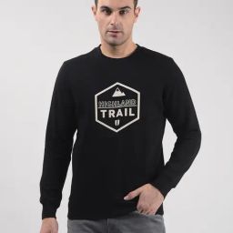 Numero Uno Black Regular Fit Printed Sweatshirt-picture-21