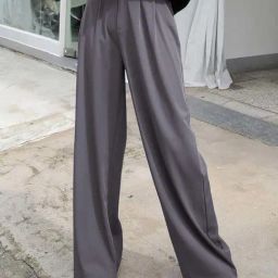Kotty Grey Plain Trousers-image-65