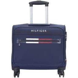 TOMMY HILFIGER Illinois Navy 8 Wheels Small Soft Cabin Trolley Bag 44 cm-24