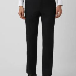 Van Heusen Black Regular Fit Trousers-image-71