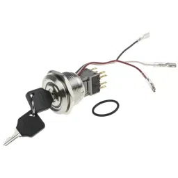 RS PRO 2 Way Key Switch DPDT 250 V Latching 5 A, 8771911-50