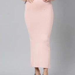 TWIN BIRDS Peach Saree Shapewear-image-7