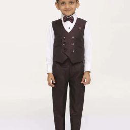Kids Island Boys Purple Solid Full Sleeves Suit Set-image-50