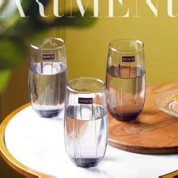 The Artment Blue Glass Amsynth Orb Crystal Drinking Glass (0.54 L) - Set of 4-image-44