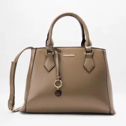 Forever Glam by Pantaloons Taupe Handbag-image-8