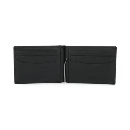 Van Heusen Black Solid Leather Bi-Fold Wallet for Men image 3