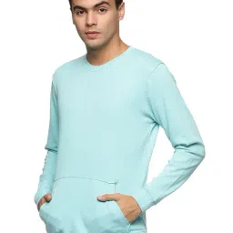 IMPACKT Light Blue Slim Fit Sweatshirt image 3