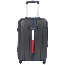 TOMMY HILFIGER Wyoming Black 4 Wheels Small Hard Cabin Trolley Bag 55 cm-image-67