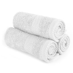 Earthy Fables White Face Towels (Set Of 3) image 2