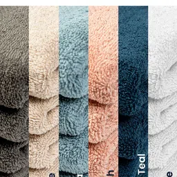 Earthy Fables White Face Towels (Set Of 3) image 4