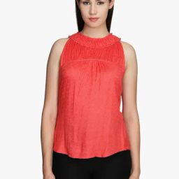 DODO & MOA Coral Self Pattern Top-picture-39