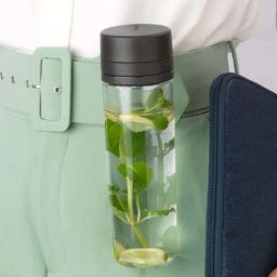 Brabantia Dark Grey Plastic Make & Take Water Bottle With Strainer (10 L)-19