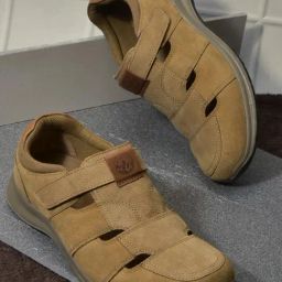 Woodland Men's Camel Fisherman Sandals-image-73