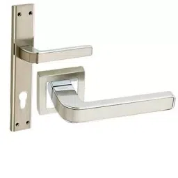 Quba Q 428 254 mm(10 Inch) Zinc Alloy SS and CP Finish Door Handle Set-picture-31