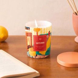 Chumbak Apple & Cinnamon Scented Autmun Soy Wax Candle-12