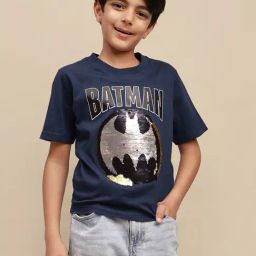 Kidsville Batman Printed Regular Fit Tshirt For Boys-image-88