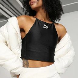 Puma Black Training Crop Top-image-8