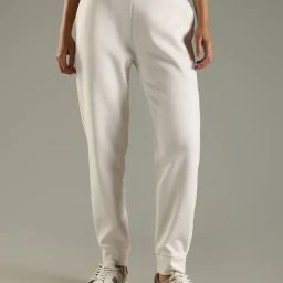 Tommy Hilfiger Ancient White Cotton Regular Fit Joggers-picture-1