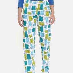zebu Women Blue & White Printed Lounge Pants 299_1ZW_PPP_PRI_SBL_XL-image-72