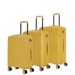 Nasher Miles Vienna Hard-Sided Luggage Set of 3 Mustard Yellow Trolley Bag (55, 65 & 75 cm)-18