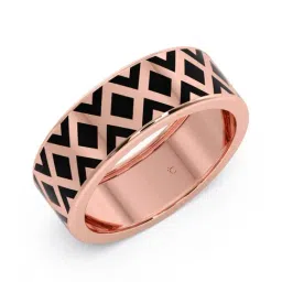Candere by Kalyan Jewellers 18K Rose Gold BIS Hallmark Ring for Men-picture-23